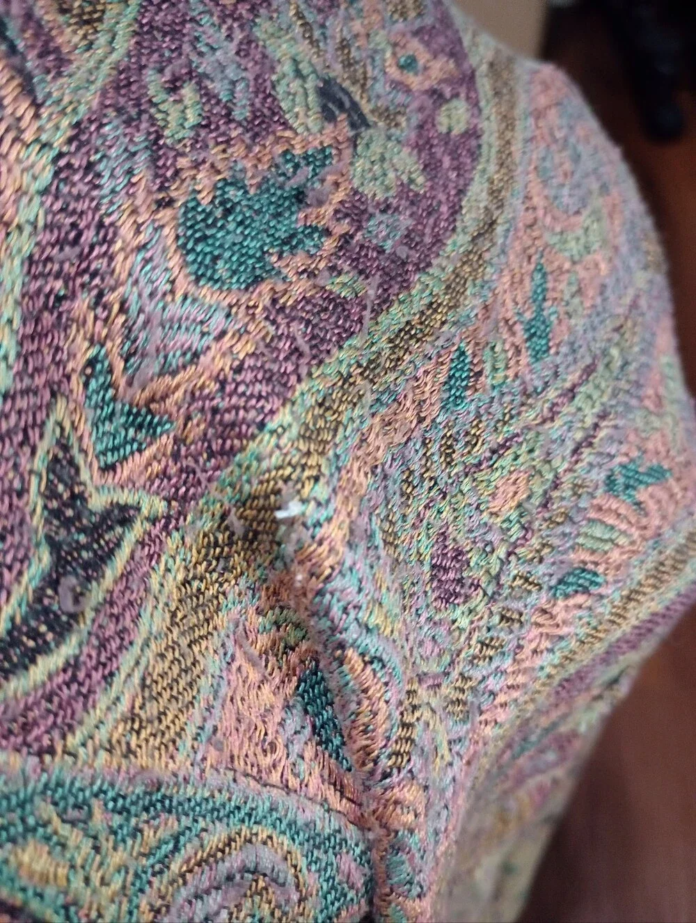 Lorenzo Cana Washable Silk Paisley Print Scarf